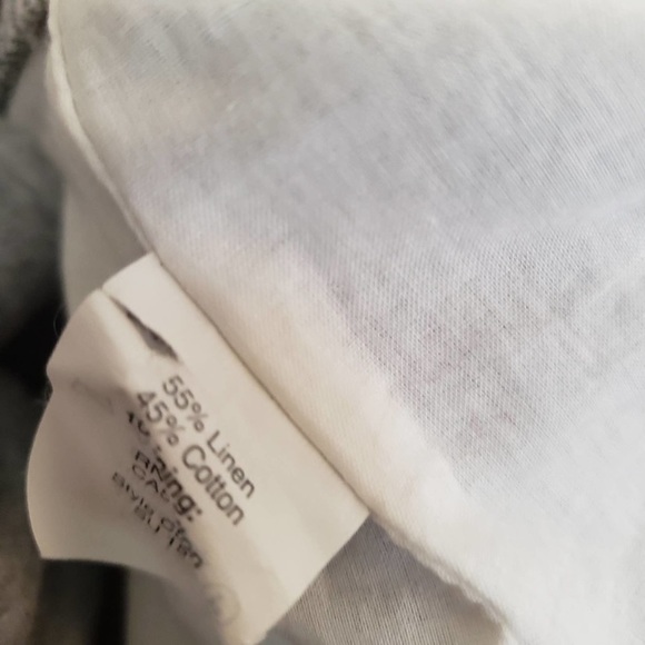 Madewell Halter Dress Linen Cotton With Pockets Silver Size 0 - Picture 7 of 9